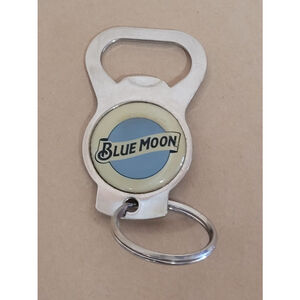 Blue Moon Keychain Bottle Opener